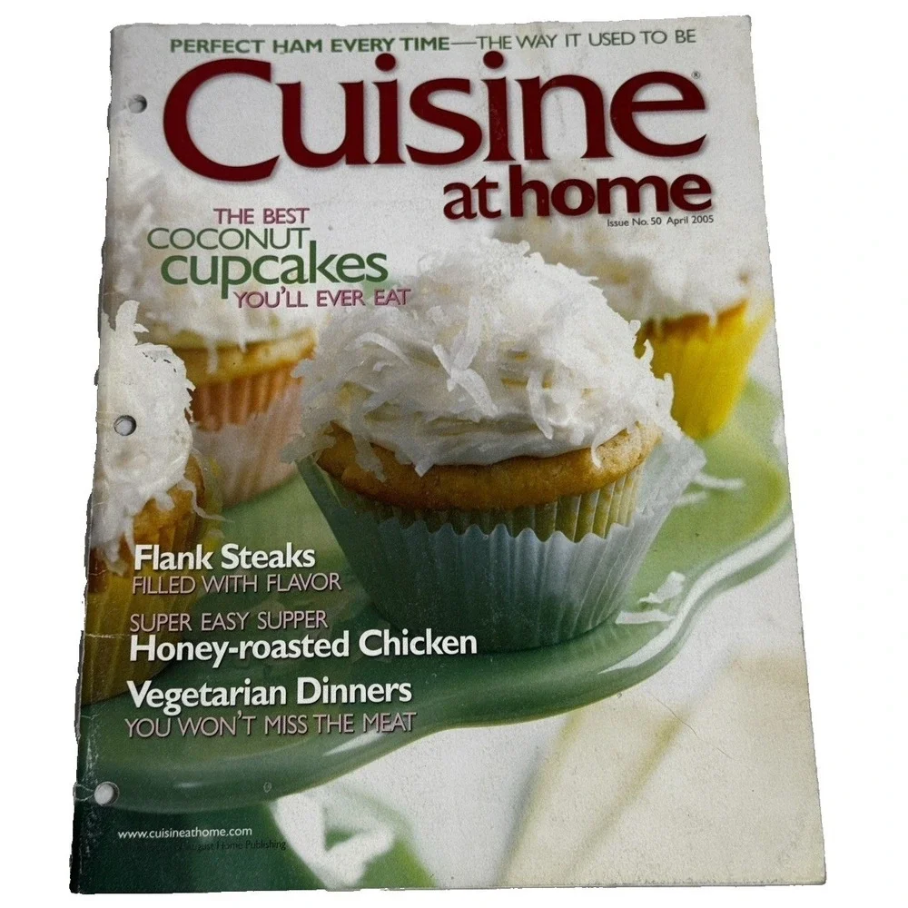 Cuisine at Home Food Magazine Lot of 6 Issues Variety Lots of Recipes Ephemera